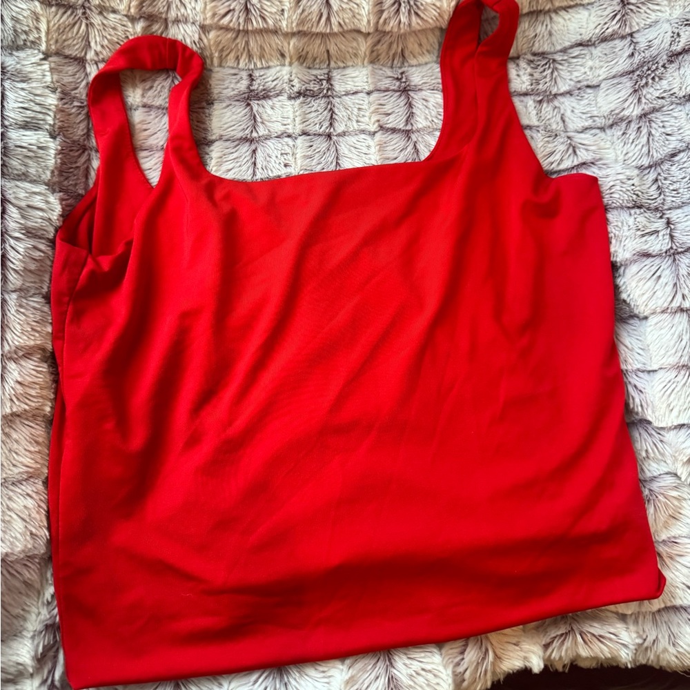 Women's Red Crop Top